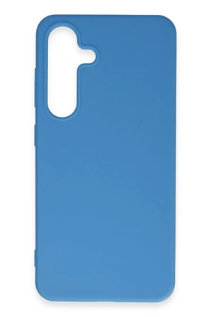 Samsung Galaxy S24 Kılıf First Silikon - Mavi