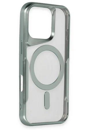 iPhone 16 Pro Kılıf Boyi Magsafe Silikon Kapak - Derin Mor