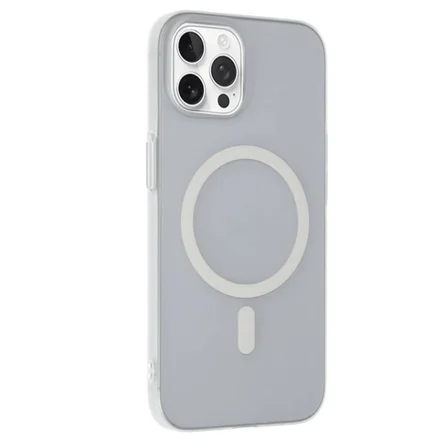 iPhone 15 Pro Tuna PC Slim Magsafe Kapak - Şeffaf
