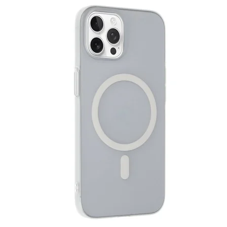 iPhone 15 Pro Tuna PC Slim Magsafe Kapak - Şeffaf