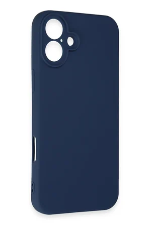iPhone 16 Plus Kılıf First Silikon - Lacivert