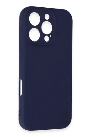iPhone 16 Pro Kılıf First Silikon - Lacivert