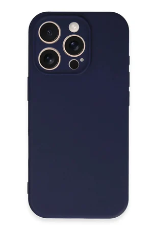 iPhone 16 Pro Kılıf First Silikon - Lacivert