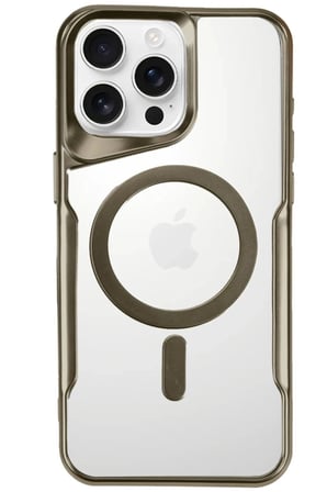 iPhone 16 Pro Max Kılıf Boyi Magsafe Silikon Kapak - Çöl Titanyum
