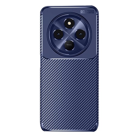 Redmi 14C Kılıf Auto Focus Karbon Kapak - Lacivert