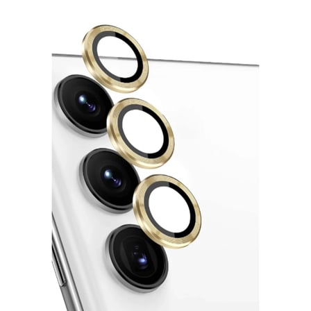 Samsung Galaxy S24 FE Raze Metal Kamera Lens - Sarı