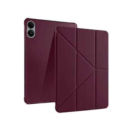 Redmi Pad Pro 12.1 Kılıf Kalemlikli Mars Tablet Kılıfı - Mürdüm