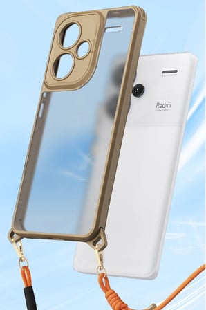 Redmi Note 13 Pro Plus Kılıf Penta Silikon Kılıf - Çöl Titanyum