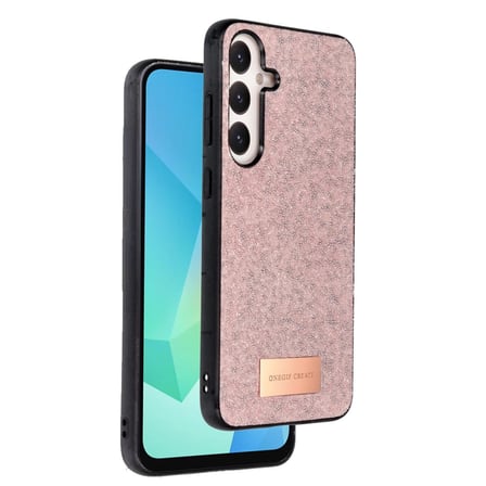   Samsung Galaxy A36 Bright Simli Kapak - Pembe