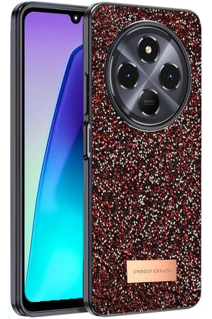 Redmi 14C Bright Simli Kapak - Derin Mor
