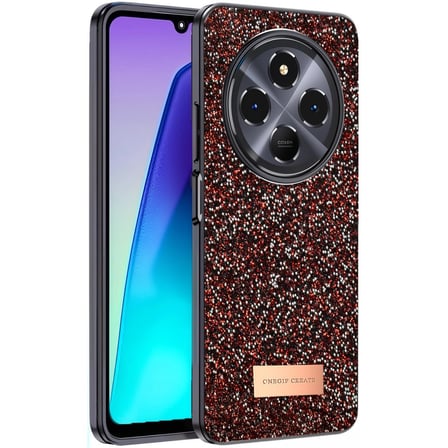 Redmi 14C Bright Simli Kapak - Derin Mor