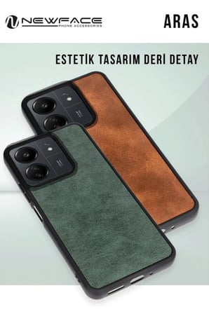 Samsung Galaxy A36 Kılıf Aras Deri Kapak - Siyah