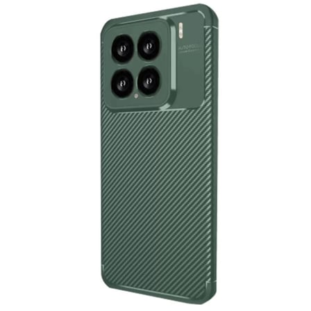 Mi 15 Kılıf Auto Focus Karbon Kapak - Koyu Yeşil