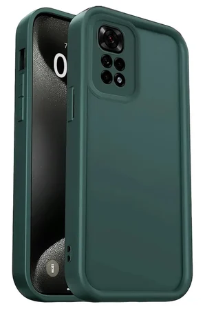 Redmi 10 2022 Kılıf Viera Silikon - Koyu Yeşil