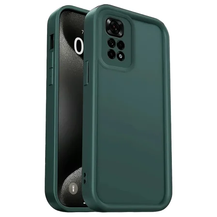 Redmi 10 2022 Kılıf Viera Silikon - Koyu Yeşil