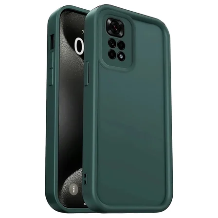 Redmi 10 2022 Kılıf Viera Silikon - Koyu Yeşil