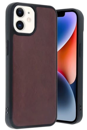 iPhone 11 Kılıf Aras Deri Kapak - Bordo