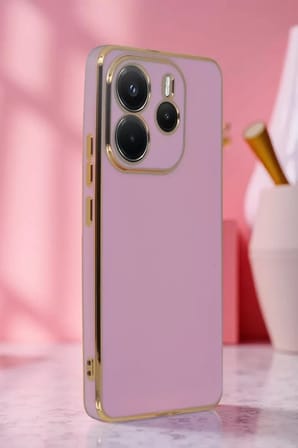 Redmi Note 14 4G Kılıf Volet Silikon - Mor