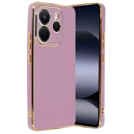 Redmi Note 14 4G Kılıf Volet Silikon - Mor