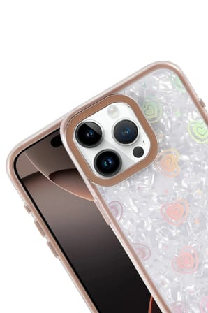 iPhone 14 Pro Max Lumi Desenli Kapak - Çöl Titanyum