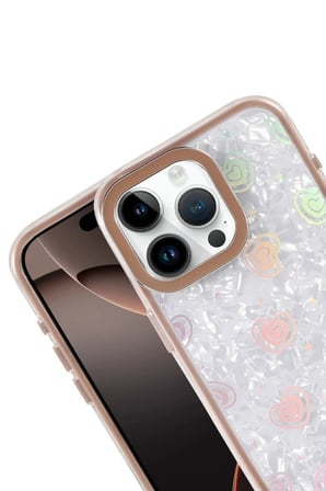 iPhone 15 Pro Lumi Desenli Kapak - Çöl Titanyum