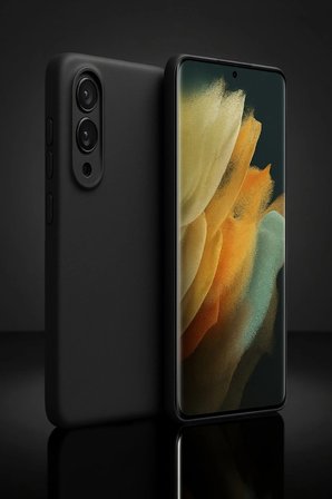 Samsung Galaxy S25 Edge First Silikon - Siyah
