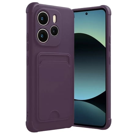Redmi Note 14 4G Kelvin Kartvizitli Silikon - Derin Mor