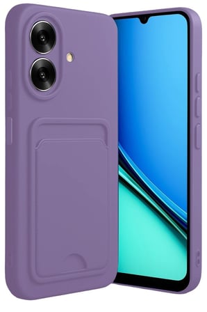 Realme Note 60 Kelvin Kartvizitli Silikon - Lila