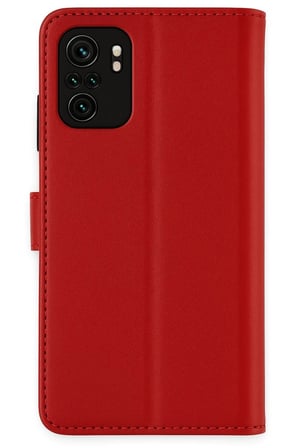 Mi Note 10 Trend S Plus Kapaklı Kılıf - Kırmızı
