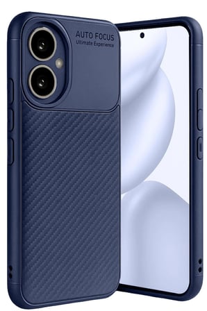 Honor 400 Kılıf Auto Focus Karbon Kapak - Lacivert