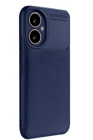 Honor 400 Kılıf Auto Focus Karbon Kapak - Lacivert