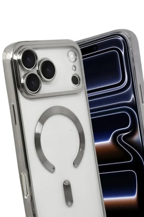 iPhone 17 Pro Kross Magneticsafe Kapak - Gümüş