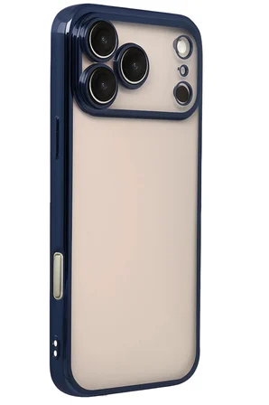 iPhone 17 Pro Max  Lensli Silikon - Lacivert