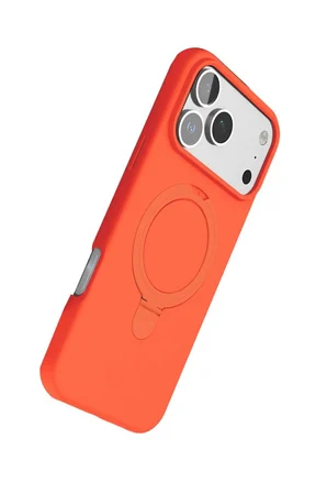 iPhone 17 Pro Max Regal Magsafe Standlı Kapak - Turuncu