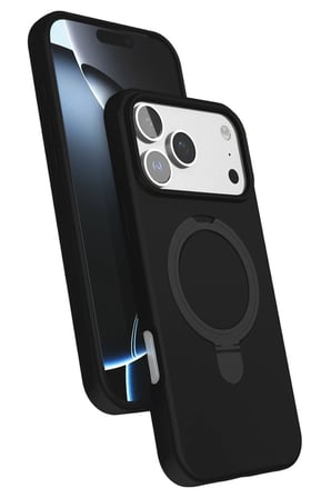 iPhone 17 Pro Regal Magsafe Standlı Kapak - Siyah
