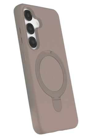 Samsung Galaxy S25 Regal Magsafe Standlı Kapak - Çöl Titanyum