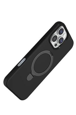 iPhone 16 Pro Max Regal Magsafe Standlı Kapak - Siyah