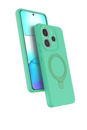 Redmi Note 14 4G Regal Magsafe Standlı Kapak - Yeşil