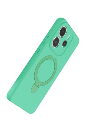 Redmi Note 14 4G Regal Magsafe Standlı Kapak - Yeşil