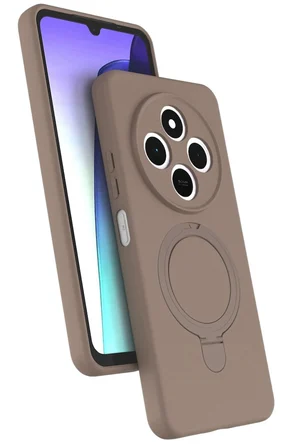 Redmi 14C Regal Magsafe Standlı Kapak - Çöl Titanyum