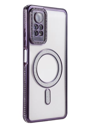 Redmi Note 12 Pro 4G Joke Simli Magneticsafe Kılıf - Derin Mor