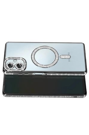 Samsung Galaxy A07 4G Joke Simli Magneticsafe Kılıf - Siyah