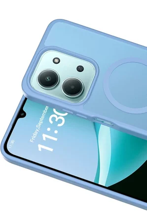 Redmi 15C 4G Jota Magsafe Kapak - Açık Mavi