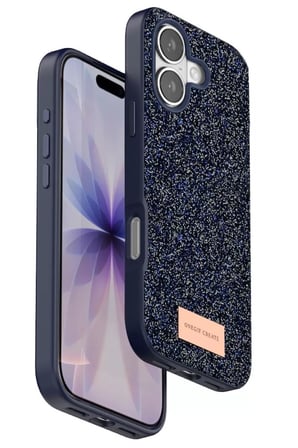 iPhone 17 Bright Simli Kapak - Mavi