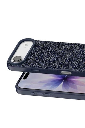 iPhone 17 Air Bright Simli Kapak - Mavi