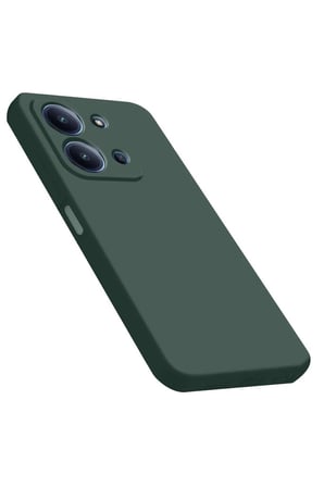 Redmi 15C 4G Nano içi Kadife Silikon - Koyu Yeşil