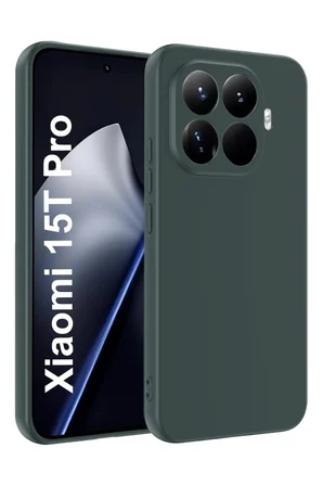 Mi 15T Pro First Silikon - Koyu Yeşil
