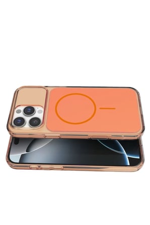 iPhone 16 Pro Max Bruma Magsafe Kapak - Turuncu