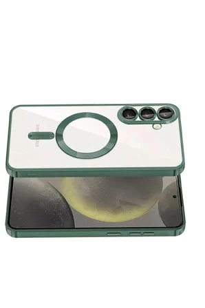 Samsung Galaxy S26 Plus Kross Magneticsafe Kapak - Koyu Yeşil