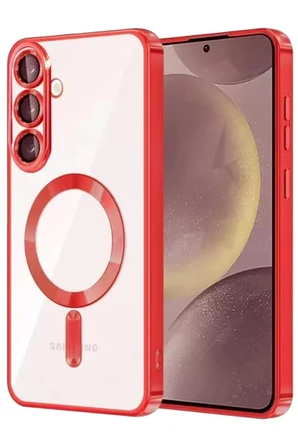 Samsung Galaxy A57 5G Kross Magneticsafe Kapak - Kırmızı